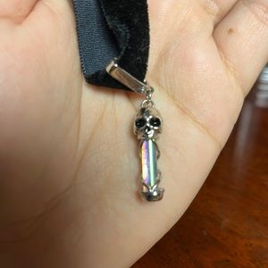 Skull choker necklace